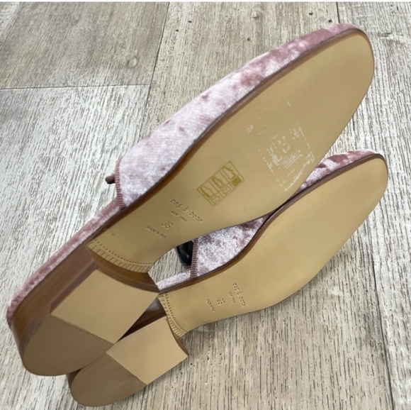 Womens rag & bone Luis Velvet Mules in Mauve sz 7 (37) - Picture 5 of 5